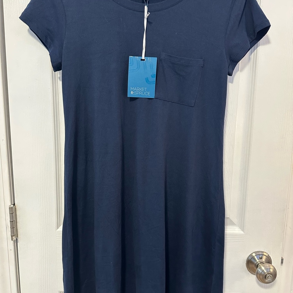 Market & Spruce Navy Blue Dress